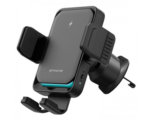 Автомобільний тримач з бездротовою зарядкою Proove Sonic Pro 15W Black (WHSP15002001)