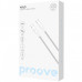 Кабель Proove Nylo Type-C to Type-C 100W (1.5m) White (CCPN11002202)