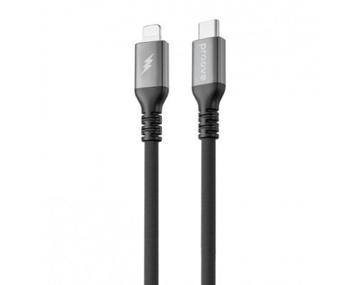 Кабель Proove ReGen Silicone Type-C to Lightning 27W (2m) Black (CCRS60002121)
