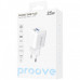 Мережевий зарядний пристрій Proove Pocket GaN Plus 25W Type-C+USB White (WCPG25111202)