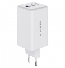 Сетевое зарядное устройство Proove Pocket GaN Max 100W (2Type-C + USB) White (WCPG10012202)