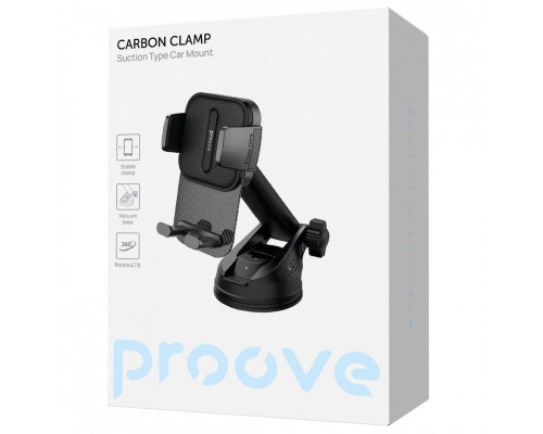 Автомобільний тримач Proove Carbon Clamp Suction Type Car Mount (CHCNS0000001)
