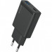 Сетевое зарядное устройство Proove Slender 45W Type-C+USB Black (WCSL45110001)