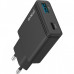 Сетевое зарядное устройство Proove Slender 45W Type-C+USB Black (WCSL45110001)