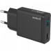 Сетевое зарядное устройство Proove Slender 45W Type-C+USB Black (WCSL45110001)