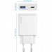 Сетевое зарядное устройство Proove Slender 45W Type-C+USB White (WCSL45110002)