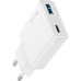 Сетевое зарядное устройство Proove Slender 45W Type-C+USB White (WCSL45110002)