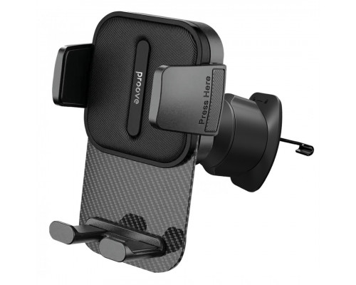 Автомобільний тримач Proove Carbon Clamp Air Outlet Car Mount Black (CHCNA0000001)