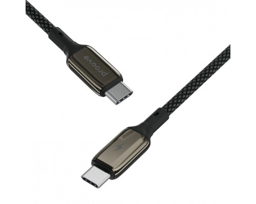 Кабель Proove Dense Metal Type-C to Type-C 60W (2m) Black (CCDM60002221)
