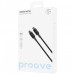 Кабель Proove Dense Metal Type-C to Type-C 60W (2m) Black (CCDM60002221)