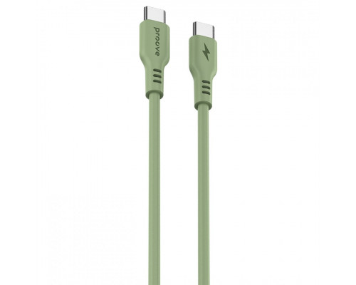Кабель Proove Rebirth Type-C to Type-C 60W (1m) Green (CCRE60002211)