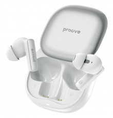 Бездротові навушники Proove NoLimit TWS with Hybrid ANC (APP) White/Silver (TWNL0001AP26)