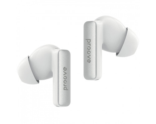 Бездротові навушники Proove NoLimit TWS with Hybrid ANC (APP) White/Silver (TWNL0001AP26)