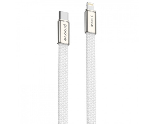 Кабель Proove AirLine Type-C to Lightning 30W (1m) White (CCAI30002102)