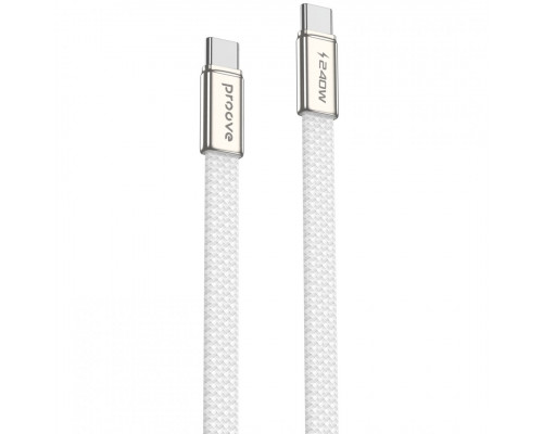 Кабель Proove AirLine Type-C to Type-C 240W (1.5m) White (CCAI24002202)