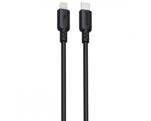 Кабель Proove GridLine Type-C to Lightning 27W (1m) Black (CCGL27002101)
