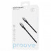Кабель Proove ReGen Silicone Type-C to Type-C 60W (2m) Black (CCRS60002221)