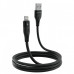 Кабель Proove Soft Silicone USB to Lightning 2.4A (2m) Black (CCSO20001121)