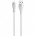 Кабель Proove Soft Silicone USB to Lightning 2.4A (2m) White (CCSO20001122)