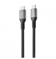 Кабель Proove ReGen Silicone Type-C to Type-C 60W (1m) Black (CCRS60002201)