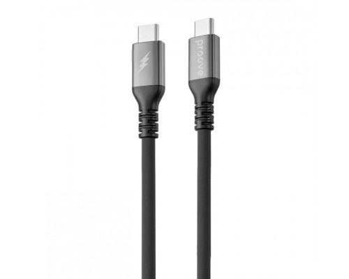 Кабель Proove ReGen Silicone Type-C to Type-C 60W (1m) Black (CCRS60002201)