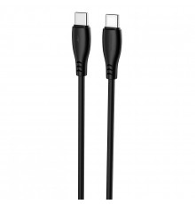 Кабель Proove Simple Silicone Type-C to Type-C 60W (1m) Black (CCSI60002201)