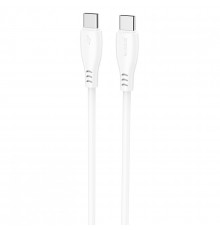 Кабель Proove Simple Silicone Type-C to Type-C 60W (1m) White (CCSI60002202)