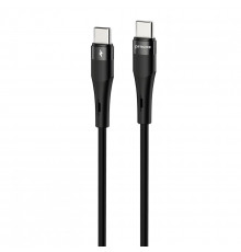 Кабель Proove Light Silicone Plus Type-C to Type-C 60W (1m) Black (CCLS60002201)