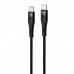 Кабель Proove Light Silicone Plus Type-C to Type-C 60W (1m) Black (CCLS60002201)
