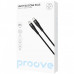 Кабель Proove Light Silicone Plus Type-C to Type-C 60W (1m) Black (CCLS60002201)