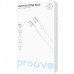Кабель Proove Light Silicone Plus Type-C to Type-C 60W (1m) White (CCLS60002202)