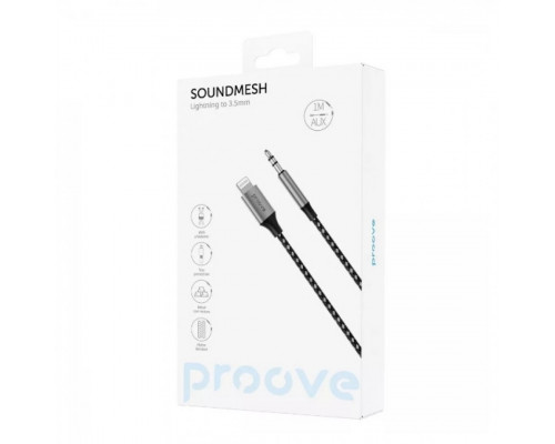Кабель AUX Proove SoundMesh Lightning to 3.5mm (ACSM00004801)