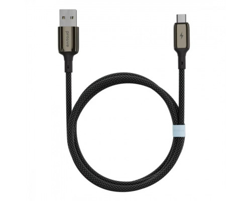 Кабель Proove Dense Metal Micro USB 2.4A (1m) Black (CCDM20001301)