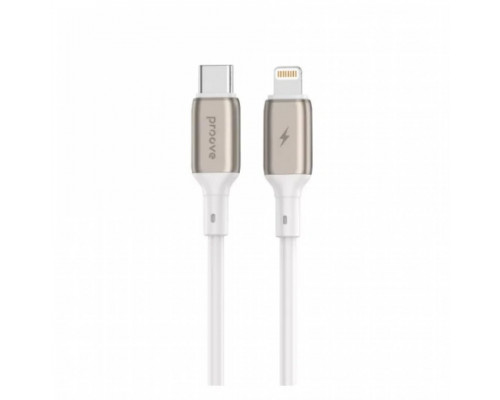 Кабель Proove Flex Metal Type-C to Lightning 27W (1m) White (CCFM27002102)