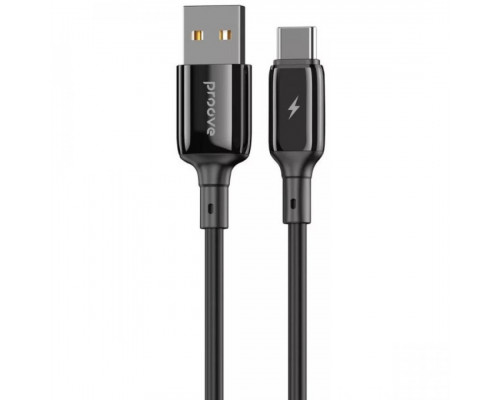 Кабель Proove Flex Metal USB to Type-C (1m) Black (CCFM20001201)