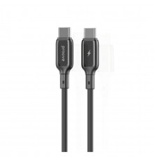 Кабель Proove Flex Metal Type-C to Type-C 60W (1m) Black (CCFM60002201)