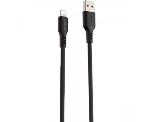 Кабель Proove Rebirth USB to Lightning 2.4A (1m) Black (CCRE60001101)