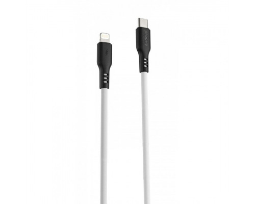 Кабель Proove Rebirth Type-C to Lightning 27W (1m) White/Black (CCRE60002102)
