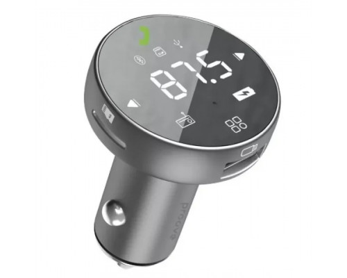 Автомобильное зарядное устройство Proove FM Launcher Sound Sync 30W (PD+QC3.0) Type-C+USB (FMSS30110003)