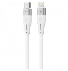 Кабель Proove Soft Silicone Type-C to Lightning 27W (1m) White (CCSO27002102)