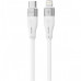 Кабель Proove Soft Silicone Type-C to Lightning 27W (1m) White (CCSO27002102)