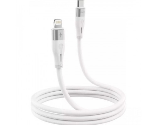 Кабель Proove Soft Silicone Type-C to Lightning 27W (1m) White (CCSO27002102)