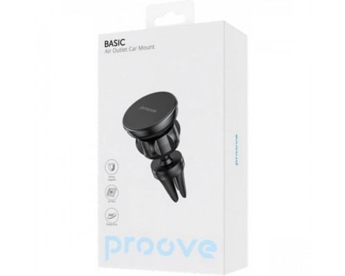 Автомобільний тримач Proove Basic Air Outlet Car Mount Black (CHBA00000001)