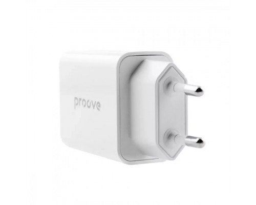 Мережевий зарядний пристрій Proove Rapid 20W Type-C+USB-C White (WCRP20110002)