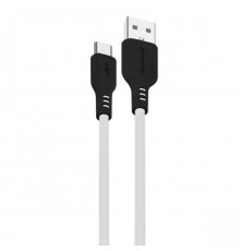 Кабель Proove Rebirth USB to Type-C 2.4A (1m) Black/White (CCRE60001202)