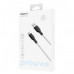 Кабель Proove Rebirth USB to Type-C 2.4A (1m) Black/White (CCRE60001202)