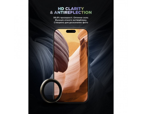 Захисне скло для камери ArmorStandart Supreme BI для iPhone 16 Pro/16 Pro Max Titanium (ARM79423)