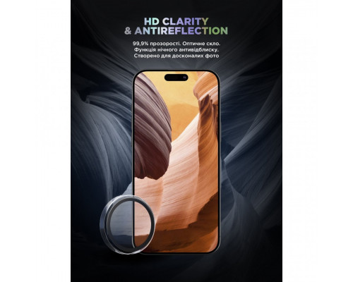 Захисне скло для камери ArmorStandart Supreme BI для iPhone 17 Pro/17 Pro Max Clear (ARM86441)
