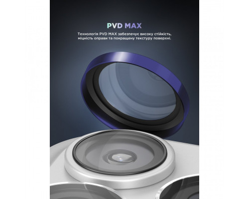 Захисне скло для камери ArmorStandart Supreme BI для iPhone 17 Pro/17 Pro Max Blue (ARM86439)