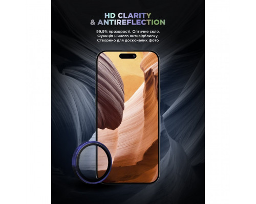 Захисне скло для камери ArmorStandart Supreme BI для iPhone 17 Pro/17 Pro Max Blue (ARM86439)